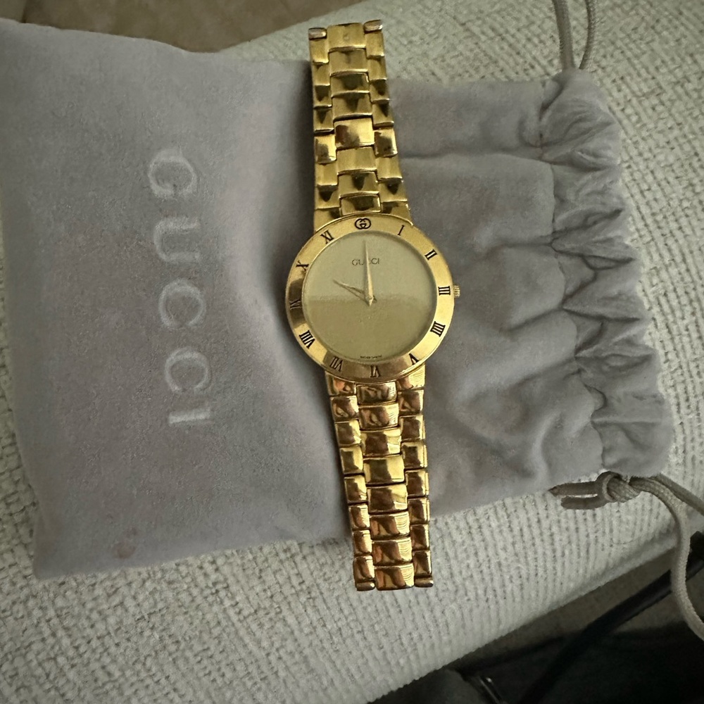 Gucci Gold-Tone Luxury Watch